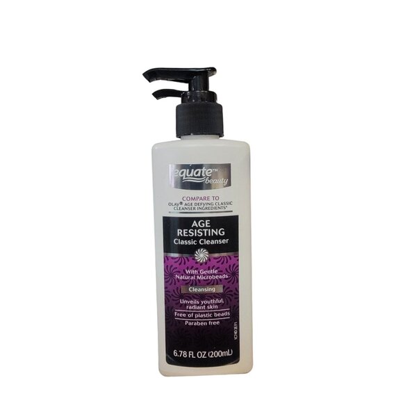 Equate Beauty Age Resisting Classic Cleanser 6.78 Fl Oz With Gentle Natural Micr - Picture 1 of 2